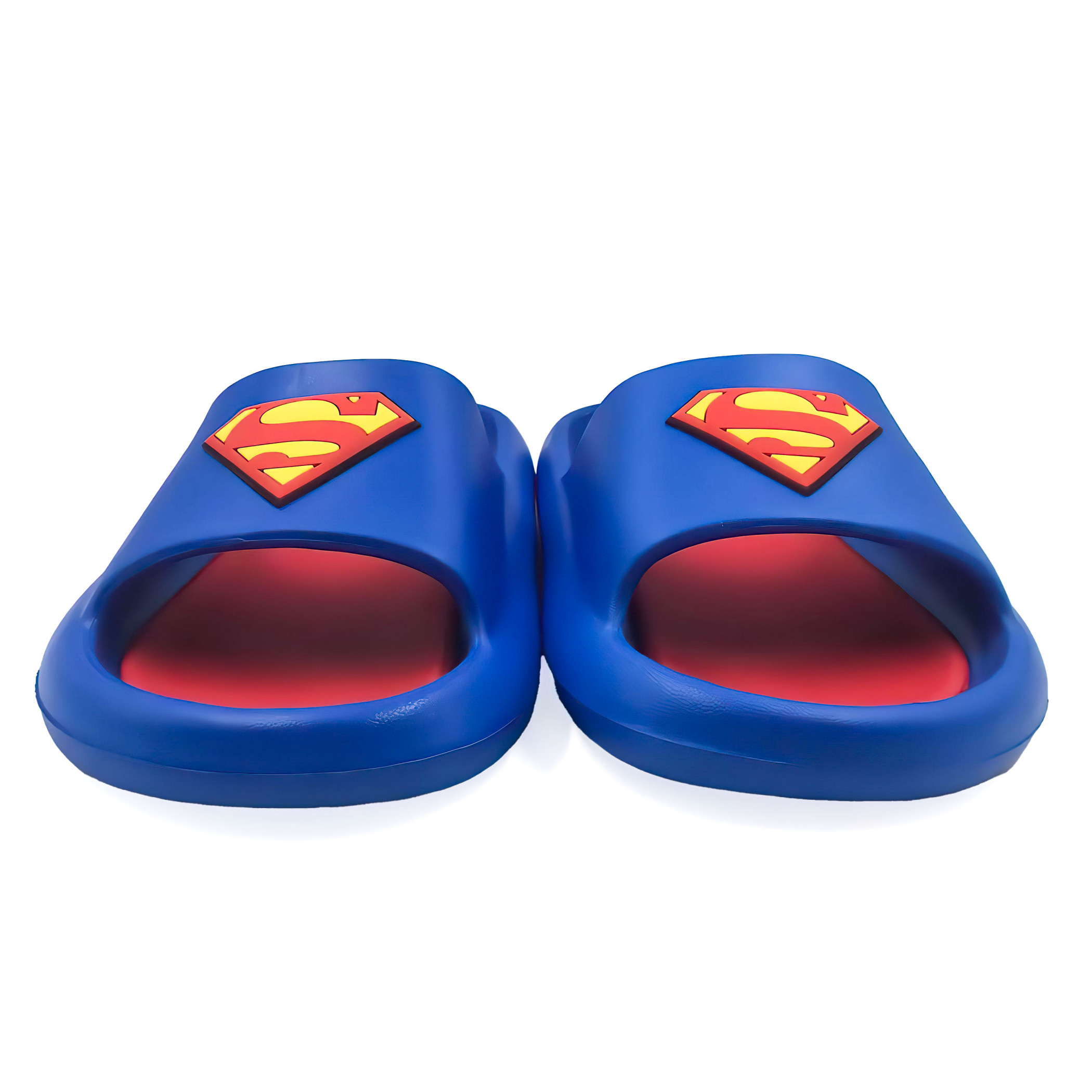 Superman Logo Men's Cloud Comfort Foam Slide Sandals